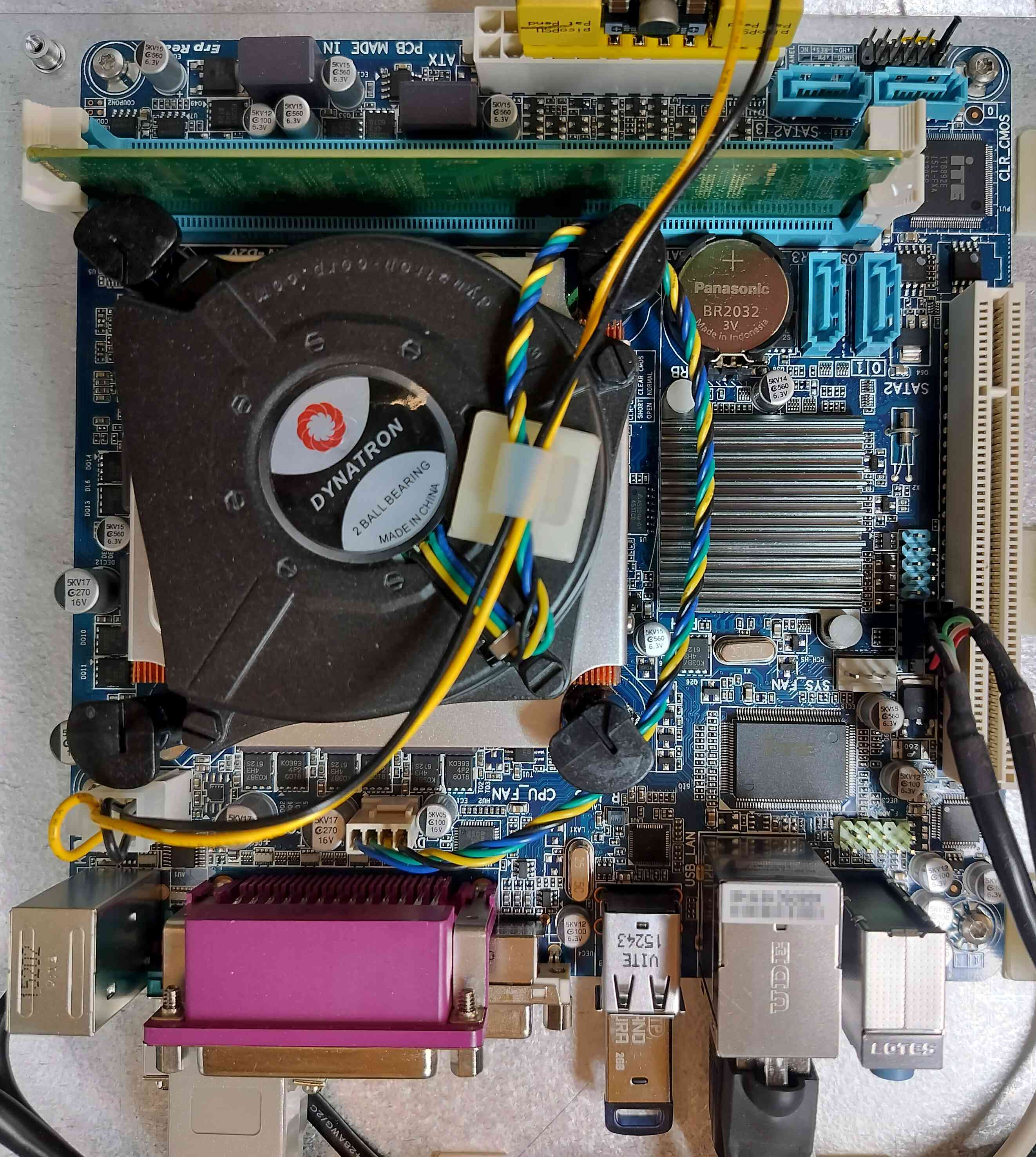 The motherboard