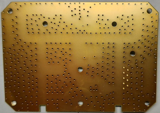 Bottom of LNA PCB