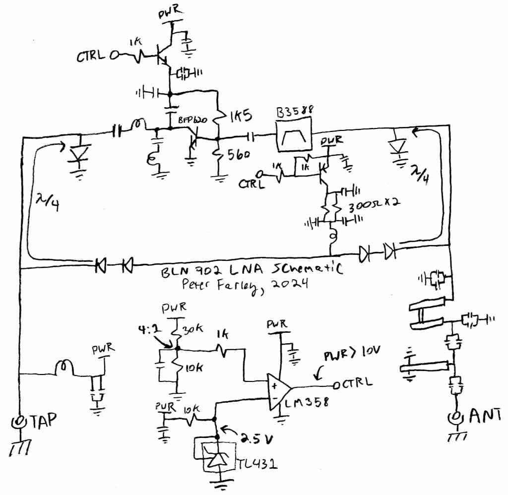 Reverse-engineered LNA schematic