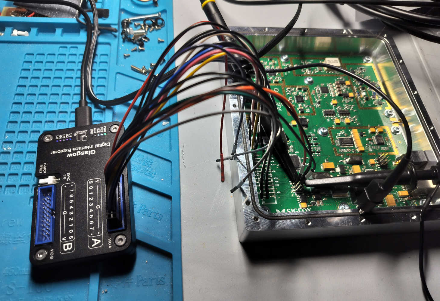 Glasgow wired up to Sigfox SDR